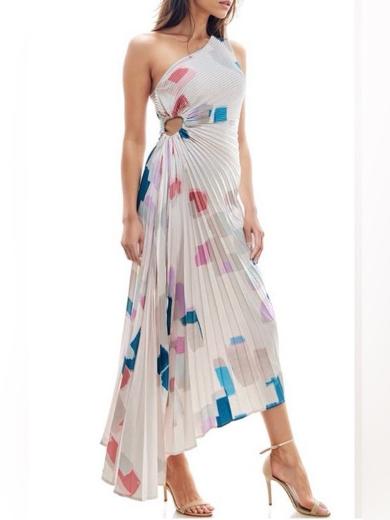 Socialite Dresses & Skirts - Socialite One-Shoulder Pleated Maxi Dress size XS